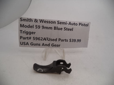 5962AB Smith & Wesson Model 59 9MM Trigger Used Blue Steel