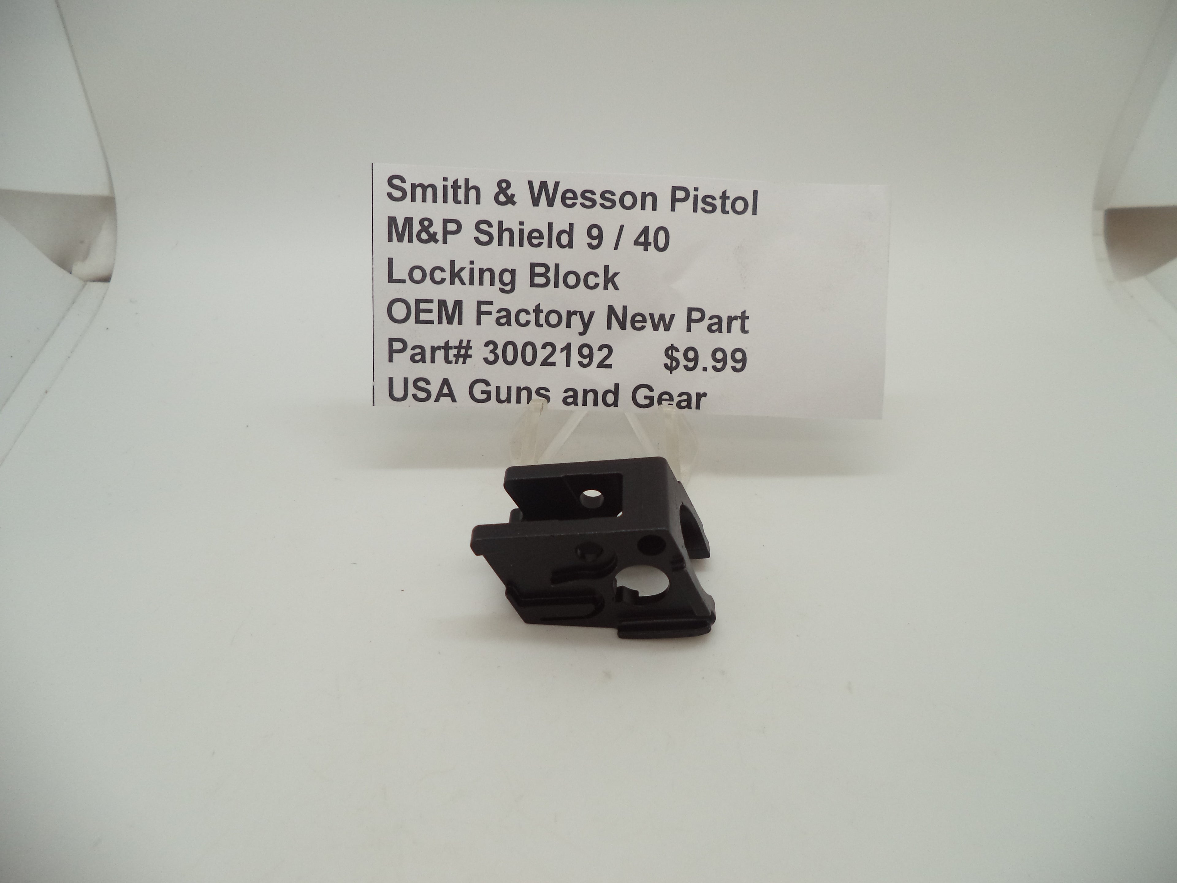 Smith & Wesson M&P Shield Locking Block - 9mm/.40 All Generations - Factory OEM 3002192