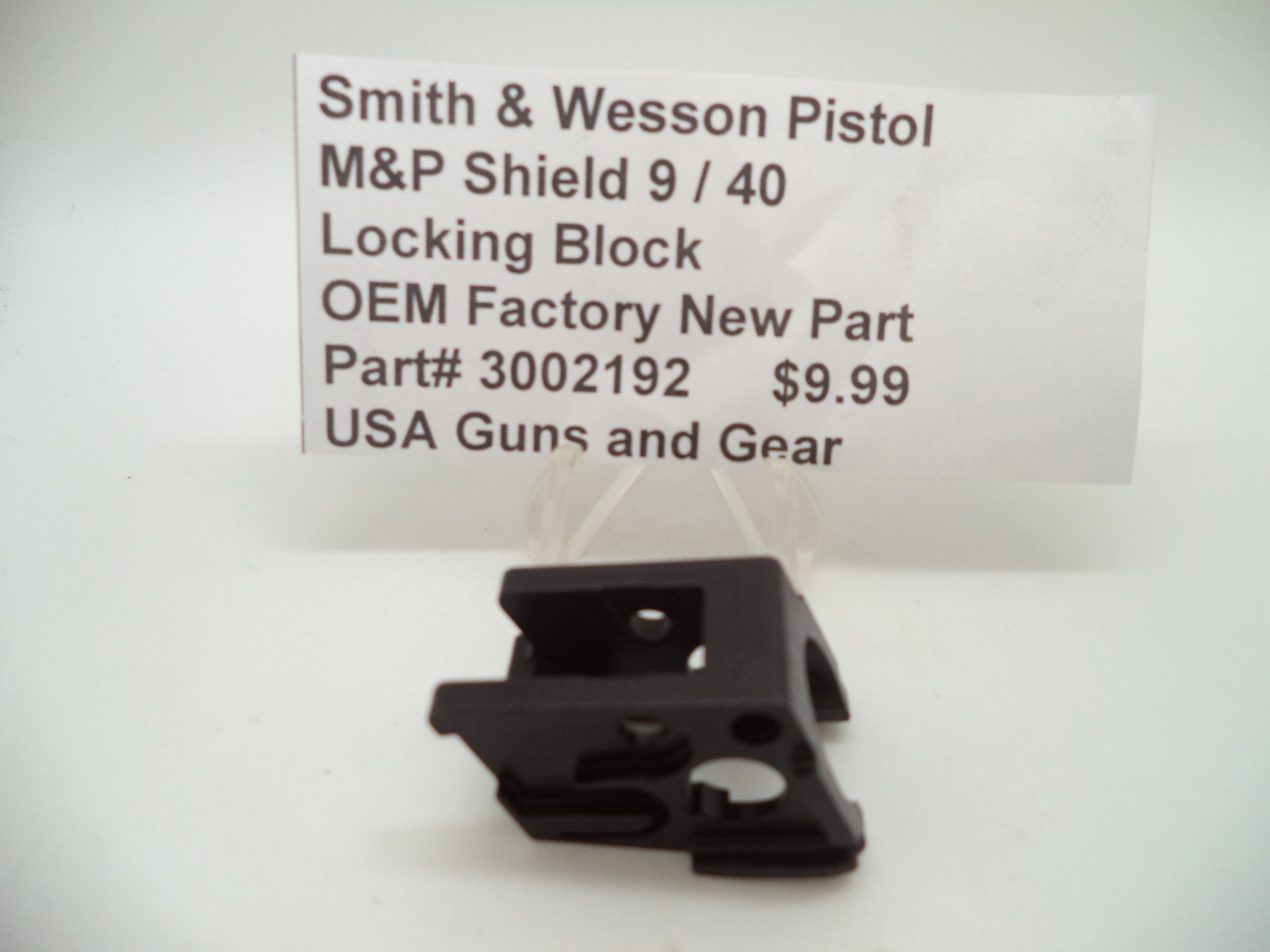 Smith & Wesson M&P Shield Locking Block - 9mm/.40 All Generations - Factory OEM 3002192