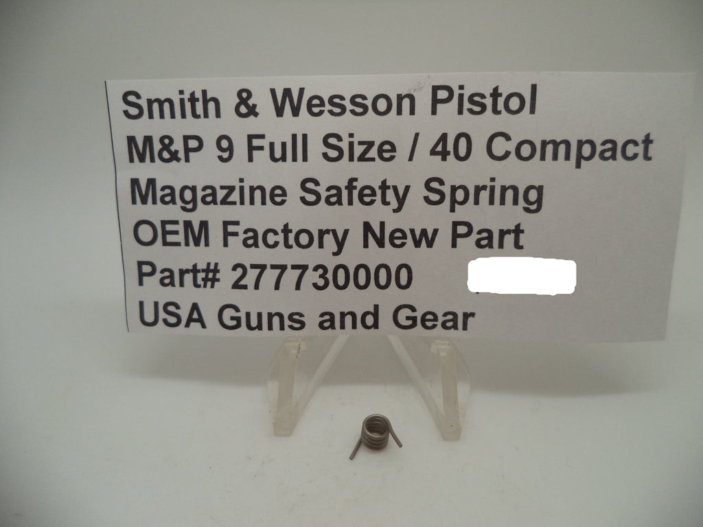 Smith & Wesson M&P 9/40 Magazine Safety Spring - Factory OEM Part 277730000