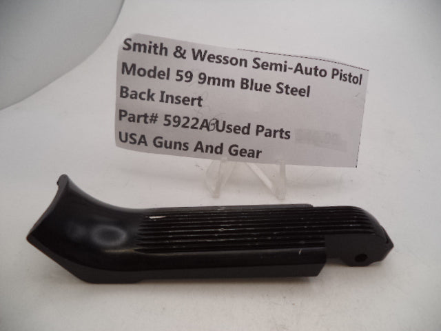 5922AB Smith & Wesson Pistol Model 59 Back Insert Used Blue Steel 9MM