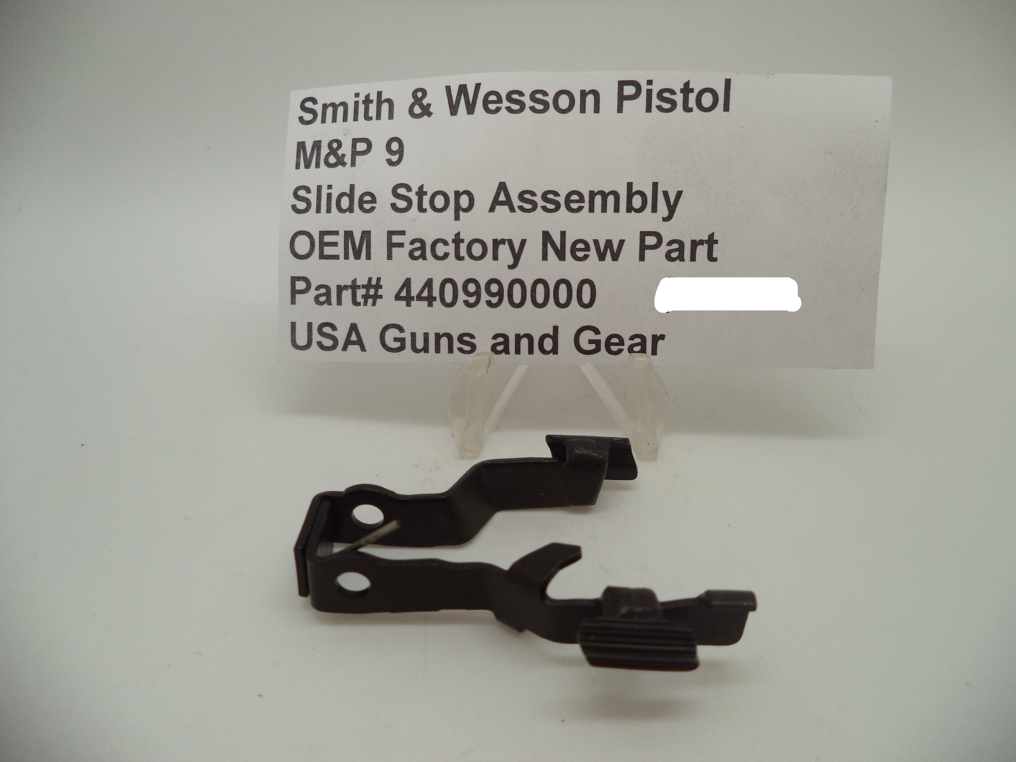 Smith & Wesson M&P9 Slide Stop Assembly - Full Size & Compact - Factory OEM
