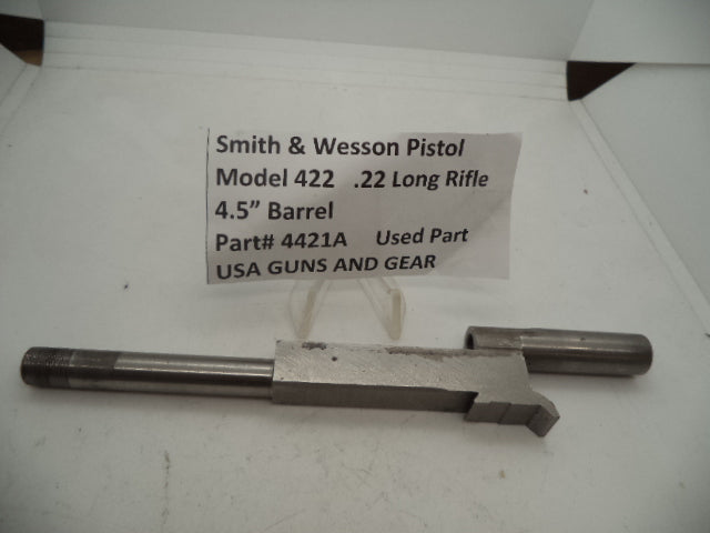 4421A Smith & Wesson Pistol Model 422 Barrel 4.5" .22 Long Rifle  Used