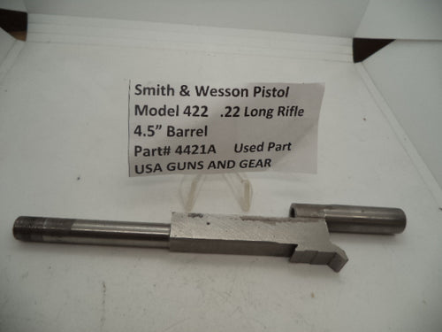 4421A Smith & Wesson Pistol Model 422 Barrel 4.5" .22 Long Rifle  Used