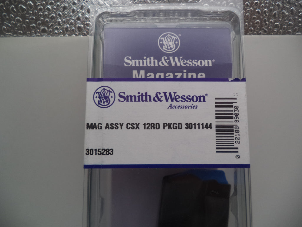 3015283 Smith & Wesson Model CSX Stainless Steel Black 12 Rd Magazine 9mm