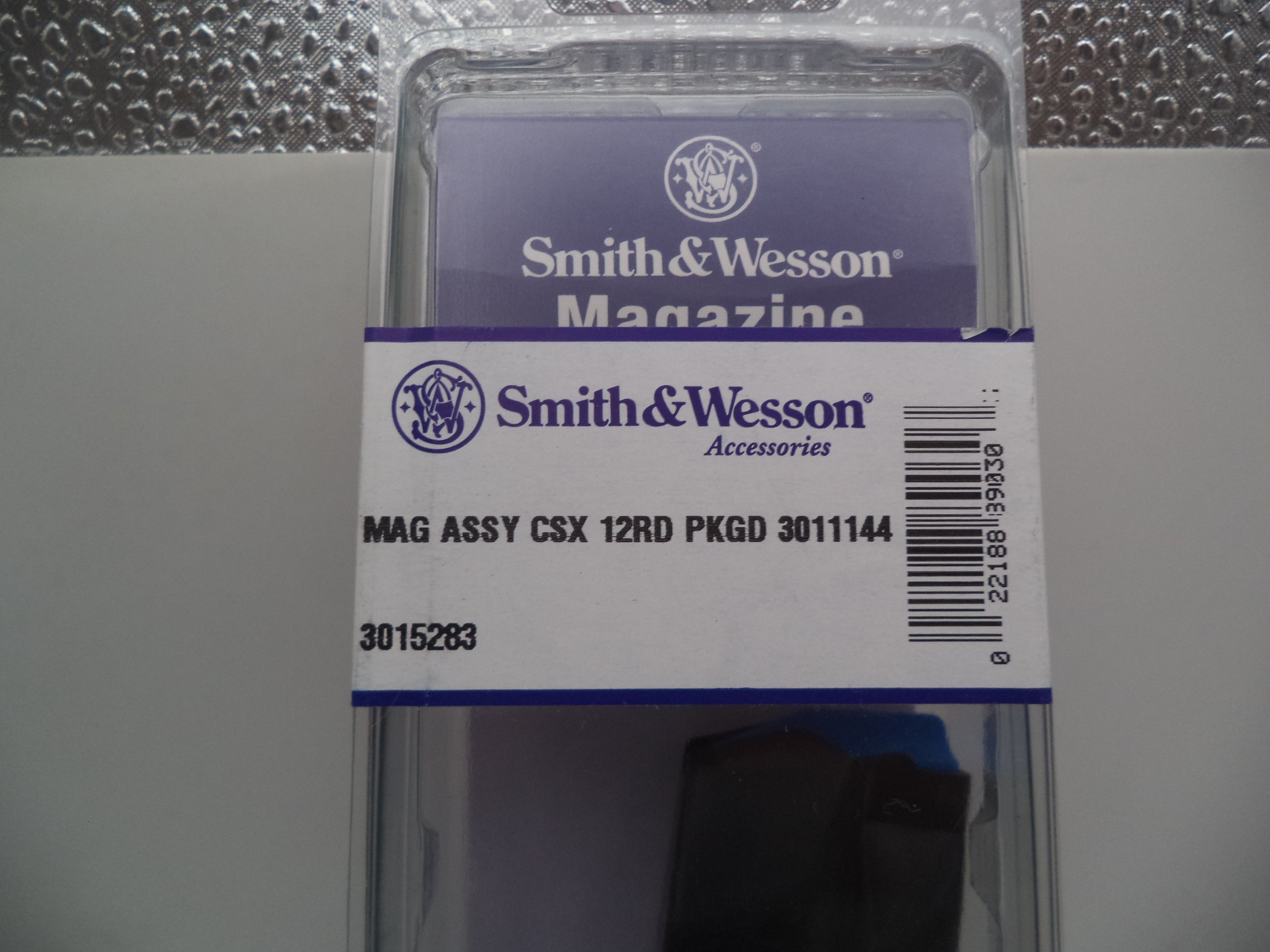 3015283 Smith & Wesson Model CSX Stainless Steel Black 12 Rd Magazine 9mm