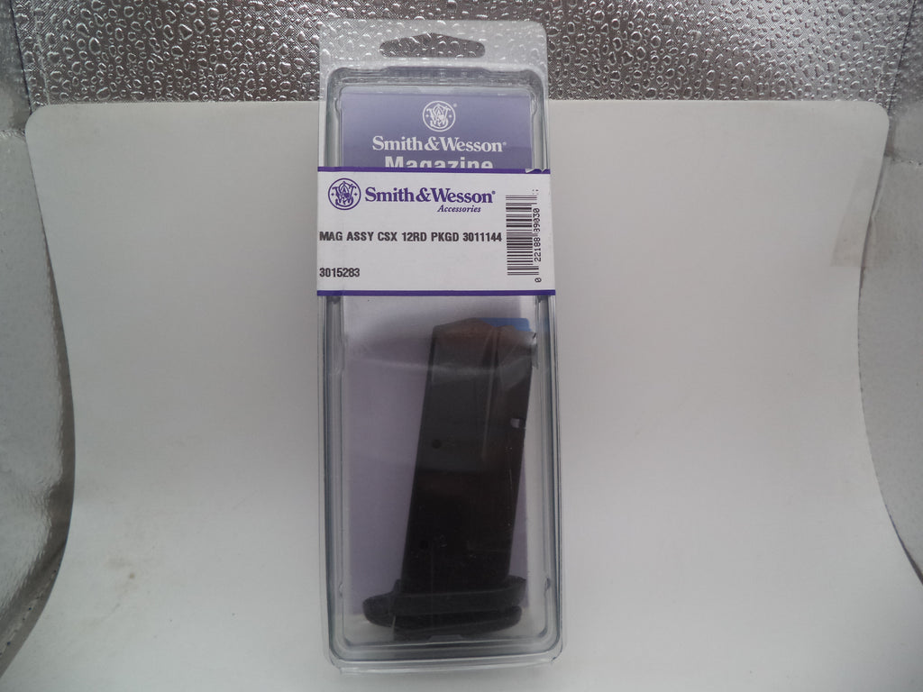 3015283 Smith & Wesson Model CSX Stainless Steel Black 12 Rd Magazine 9mm