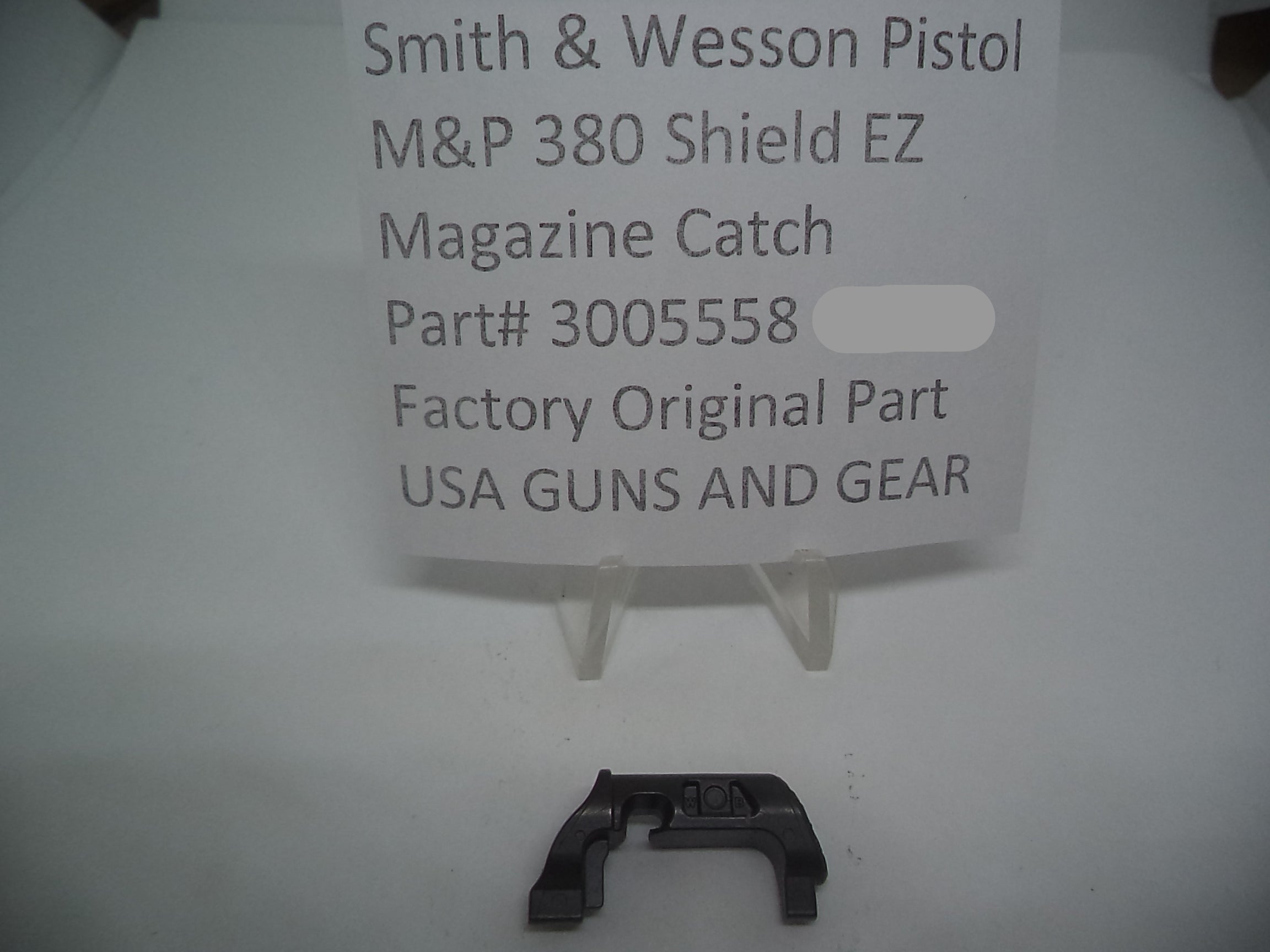 Smith & Wesson M&P 380 Shield EZ Magazine Catch 3005558