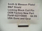 422110000 Smith & Wesson M&P Shield Locking Block Coil Pin Factory New Part