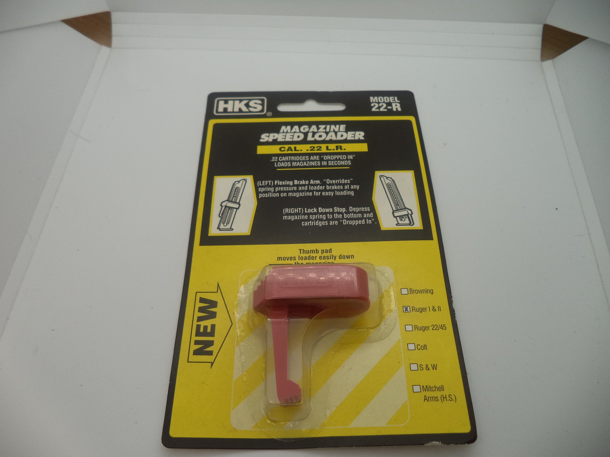 HKS Magazine Speed Loader Ruger Mark I & Mark II .22 LR - 22-R