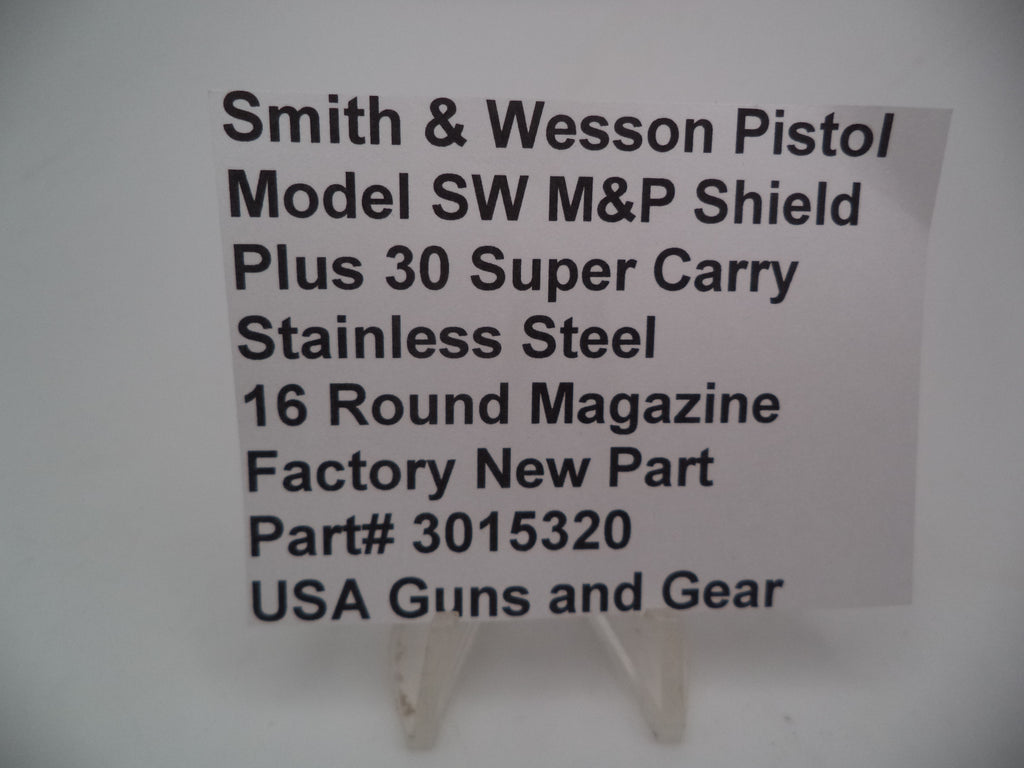 Smith & Wesson M&P Shield Plus Magazine - 16 Round .30 Super Carry - Factory OEM 3015320