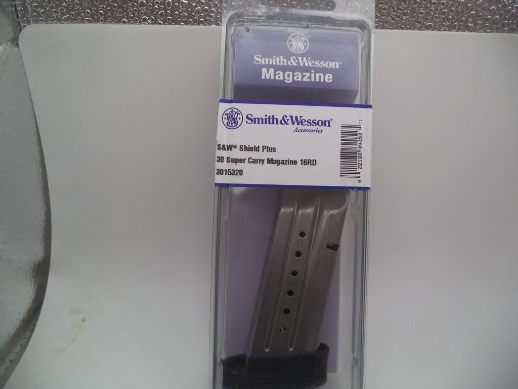 Smith & Wesson M&P Shield Plus Magazine - 16 Round .30 Super Carry - Factory OEM 3015320