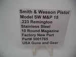3001765 Smith & Wesson SW M&P15 Stainless Steel  10 Rd Magazine .223 Remington