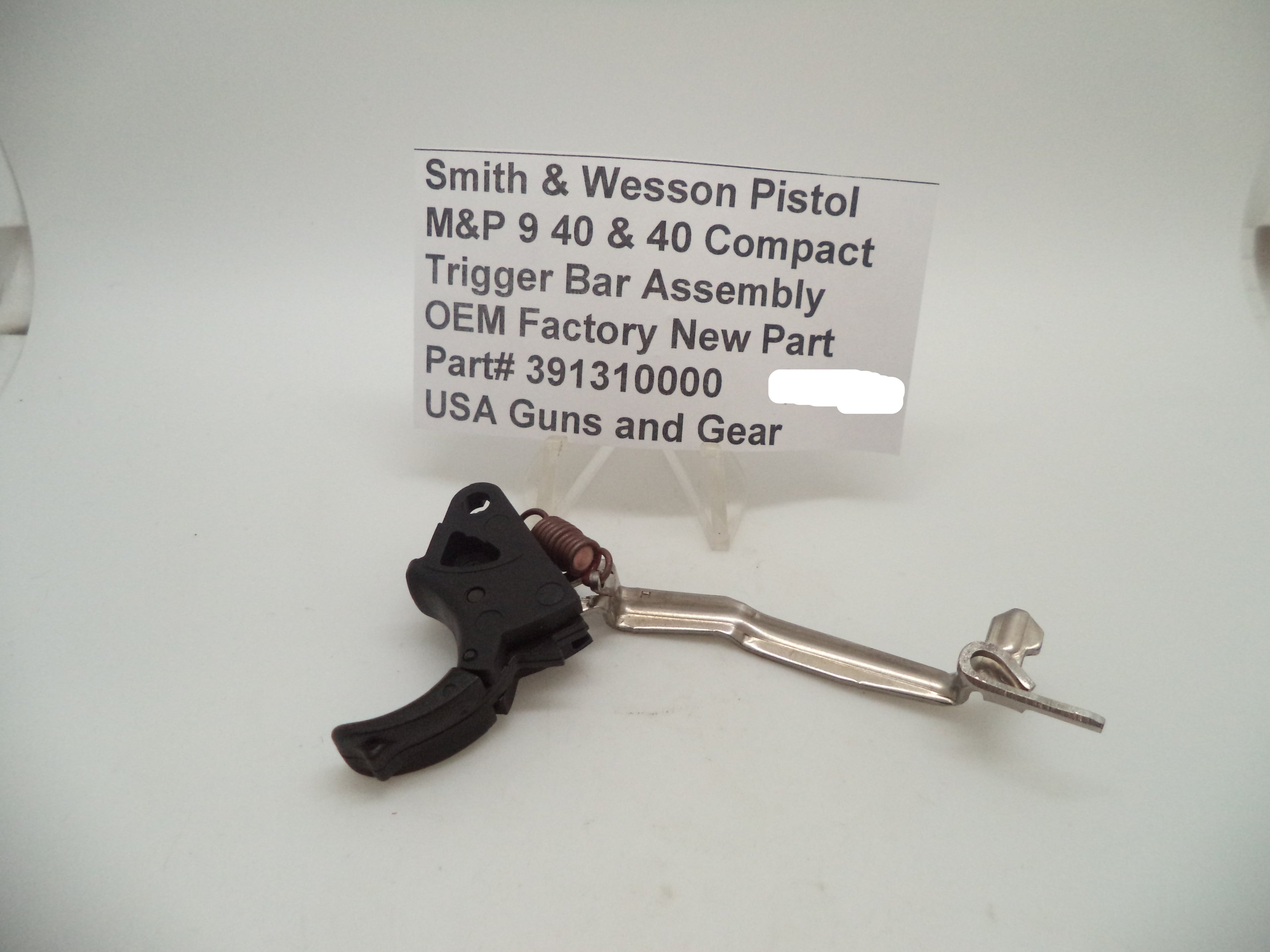 Smith & Wesson M&P 9/40 Compact Trigger Bar Assembly | OEM 391310000