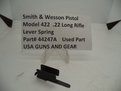 44247A Smith & Wesson Pistol Model 422 Lever Spring .22 Long Rifle Used