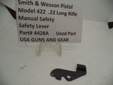 4428A Smith & Wesson Pistol Model 422 Manual Safety Lever .22 Long Rifle Used