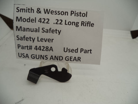 4428A Smith & Wesson Pistol Model 422 Manual Safety Lever .22 Long Rifle Used