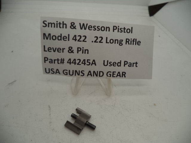 44245A Smith & Wesson Pistol Model 422 Lever & Pin .22 Long Rifle  Used