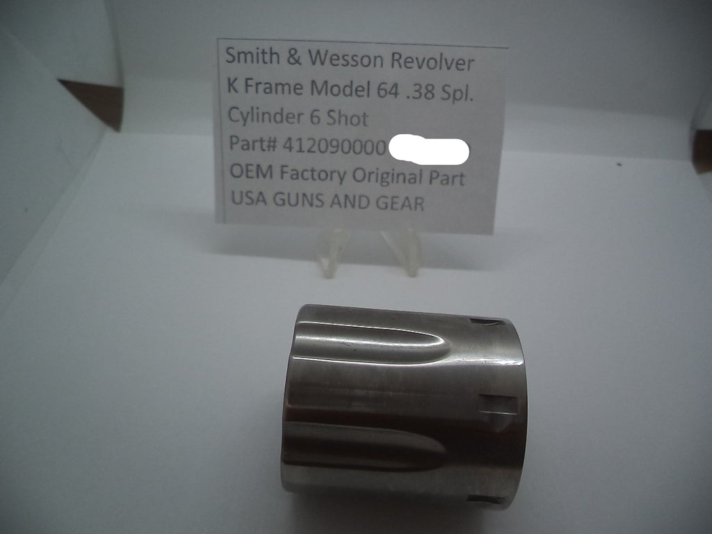 412090000 Smith & Wesson Revolver K Frame Model 64 Cylinder .38 Spl. 6 Shot