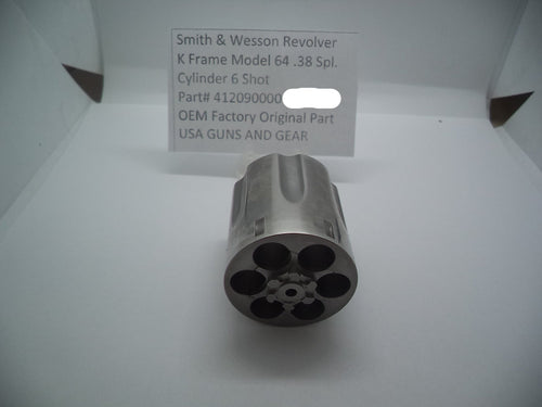 412090000 Smith & Wesson Revolver K Frame Model 64 Cylinder .38 Spl. 6 Shot
