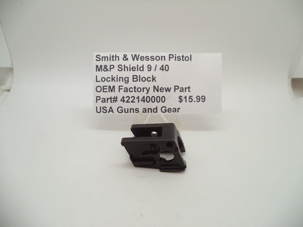Smith & Wesson M&P Shield Locking Block - 9mm/.40 All Generations - Factory OEM 422140000