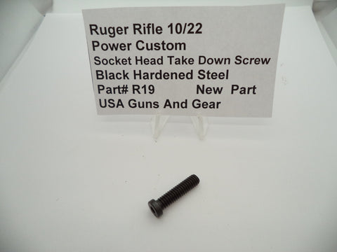 R19  Ruger Rifle 10/22 Power Custom Socket Head Take Down Screw New Part