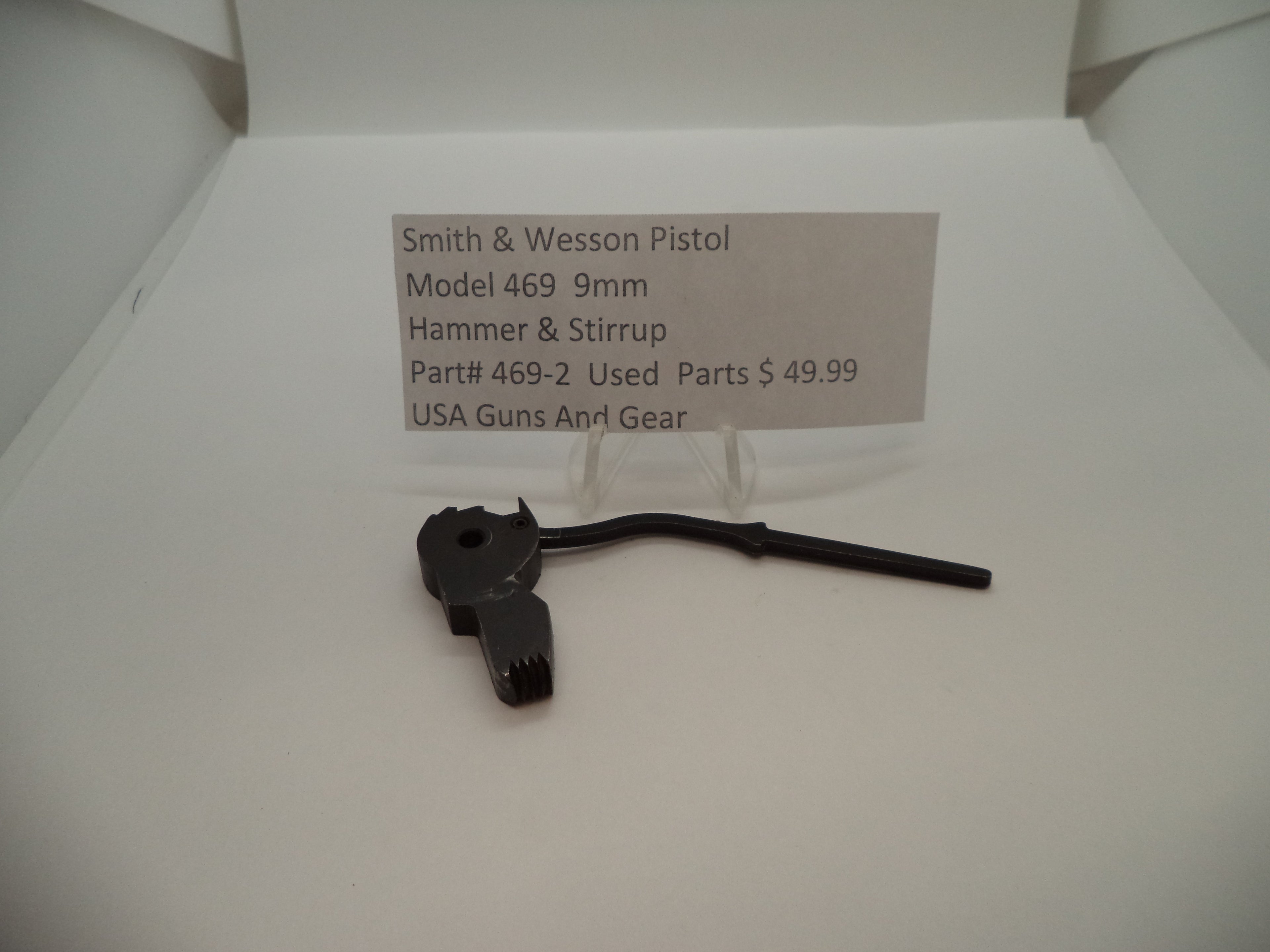 469-2 Smith & Wesson Pistol Model 469 Used Hammer & Stirrup 9mm