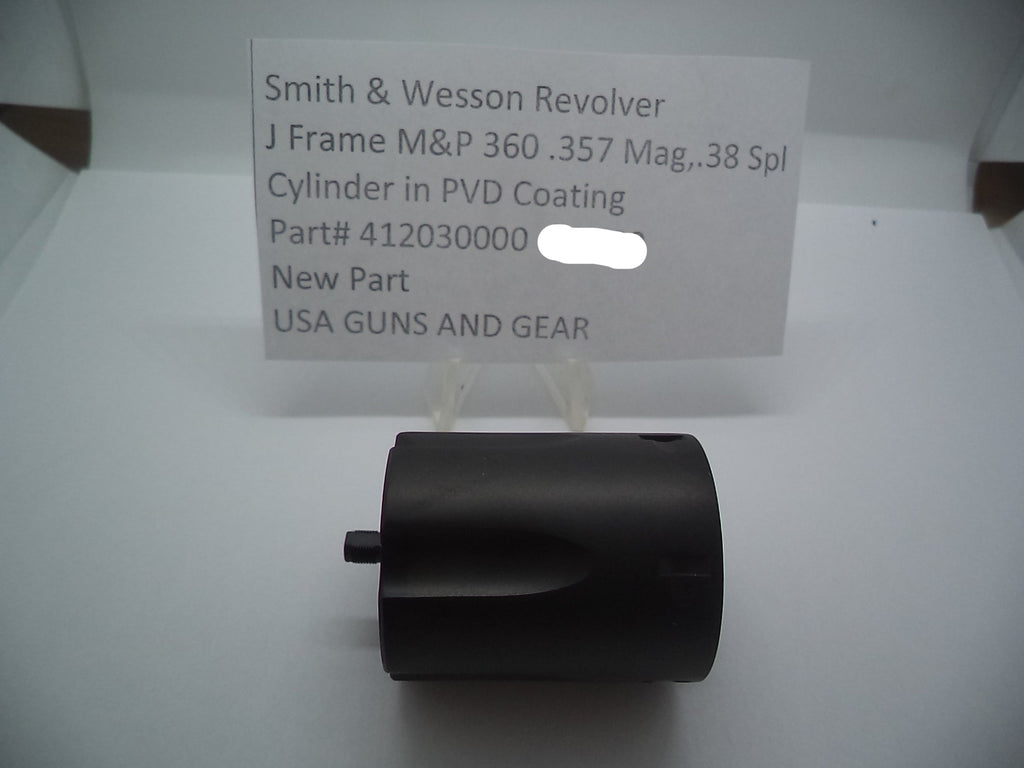 412030000 Smith & Wesson Revolver J Frame M&P 360 Cylinder in PVD Coating