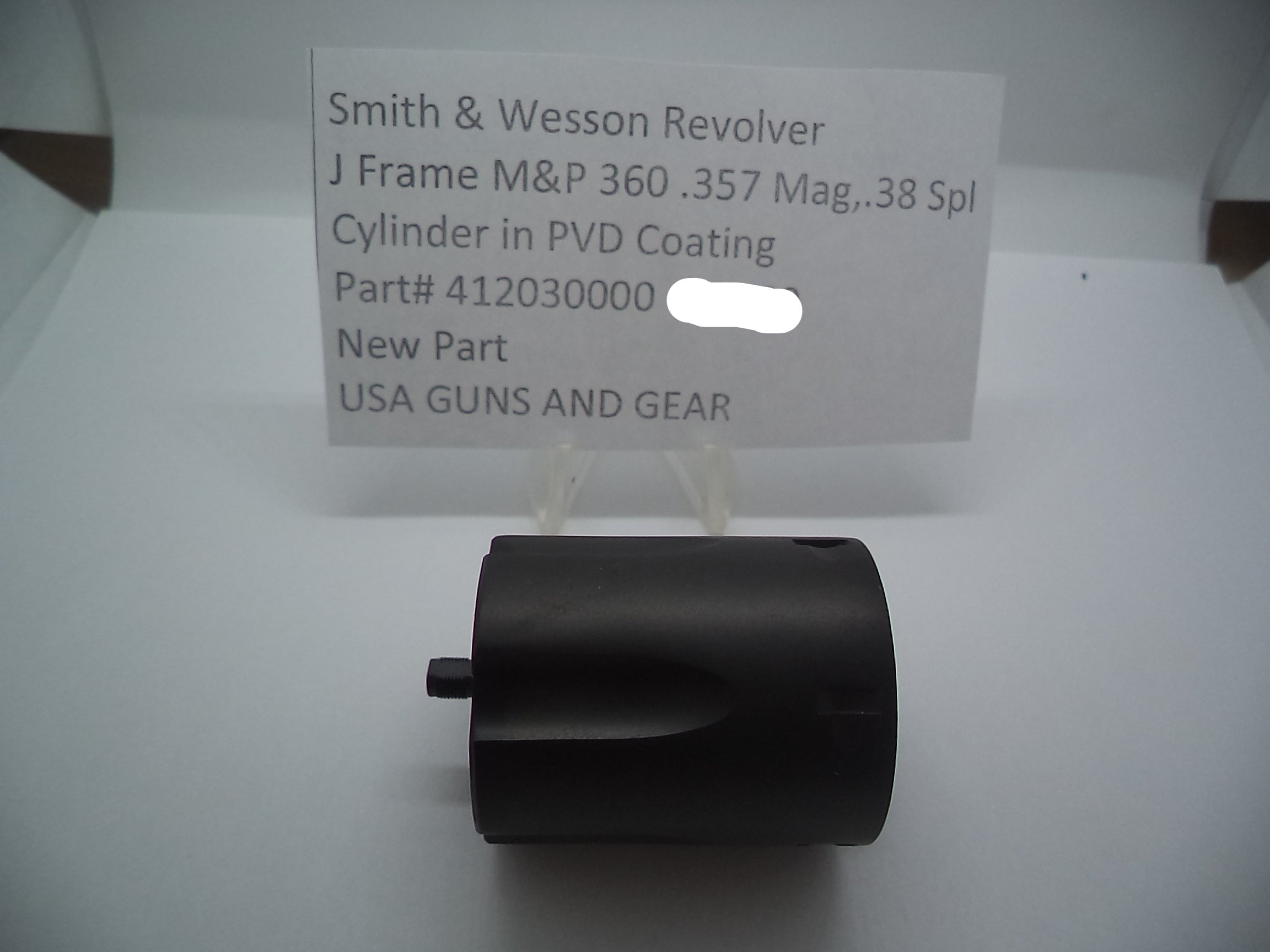 412030000 Smith & Wesson Revolver J Frame M&P 360 Cylinder in PVD Coating