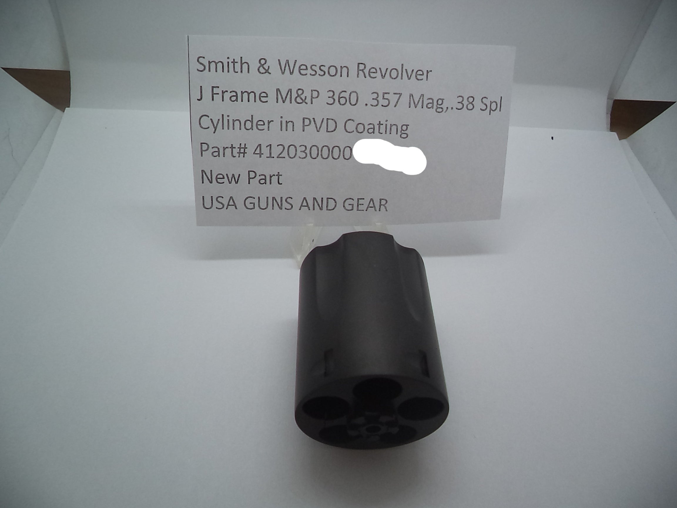 412030000 Smith & Wesson Revolver J Frame M&P 360 Cylinder in PVD Coating