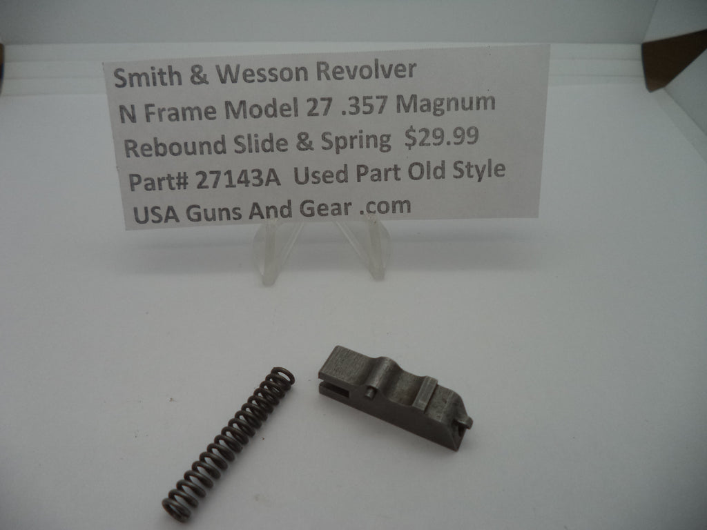 Smith & Wesson Model 27 Rebound Slide & Spring .357 Magnum 27143A
