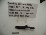 44217A Smith & Wesson Model 422 Magazine Catch & Pin Used .22 Long Rifle