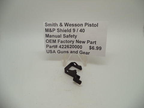 422620000 Smith & Wesson M&P & M2.0 Shield 9 / 40 Manual Safety
