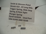 42262A Smith & Wesson Pistol Model 422 Springs (3) .22 Long Rifle Used