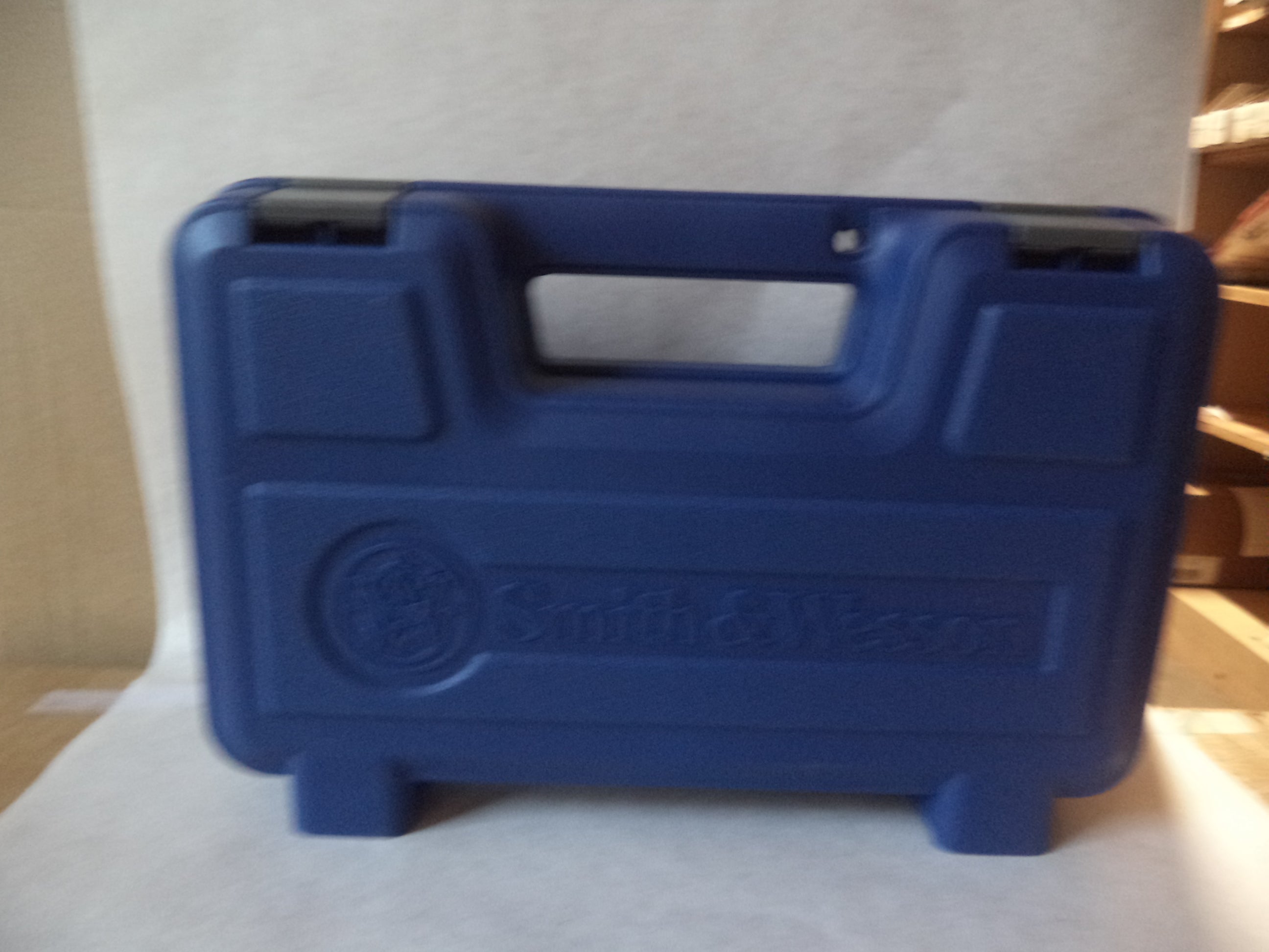 Smith & Wesson Factory Gun Box Blue Polymer Models 460 & 500 - 390350000