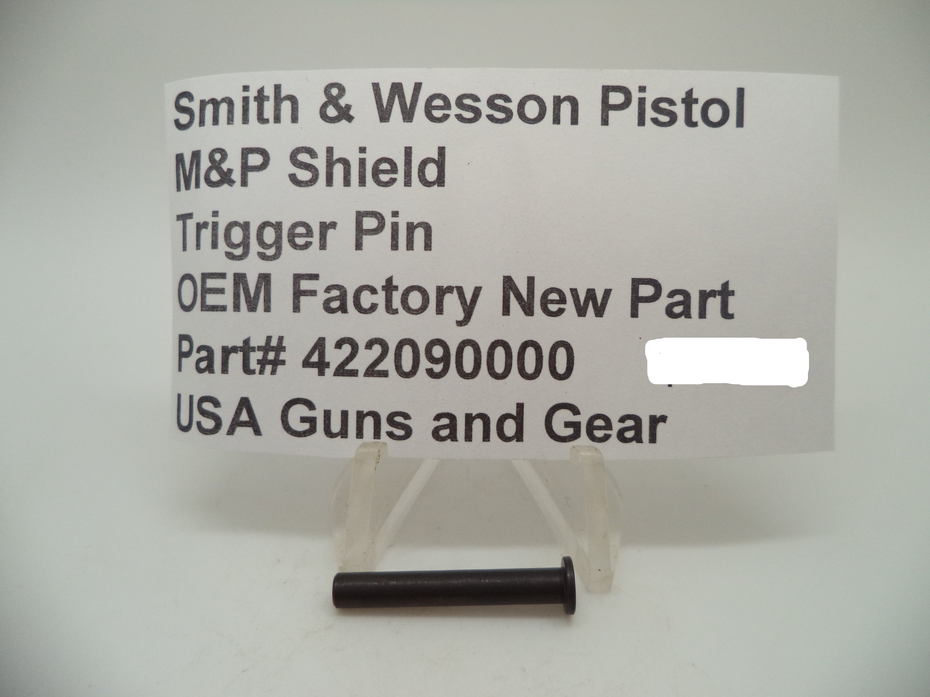 Smith & Wesson M&P Shield Trigger Pin Factory New Part 422090000