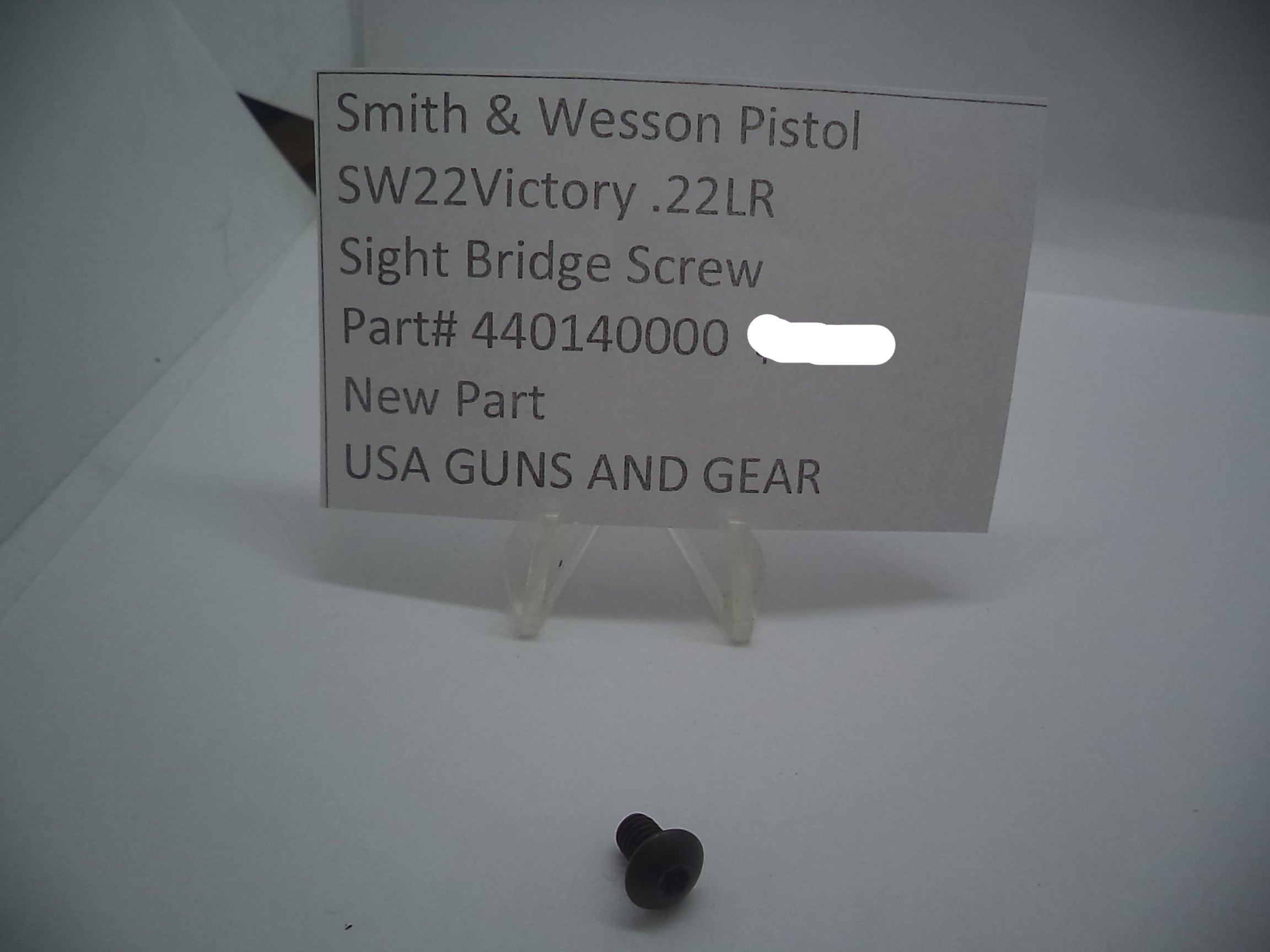 Smith & Wesson SW22 Victory Sight Bridge Screw - .22 LR - 440140000