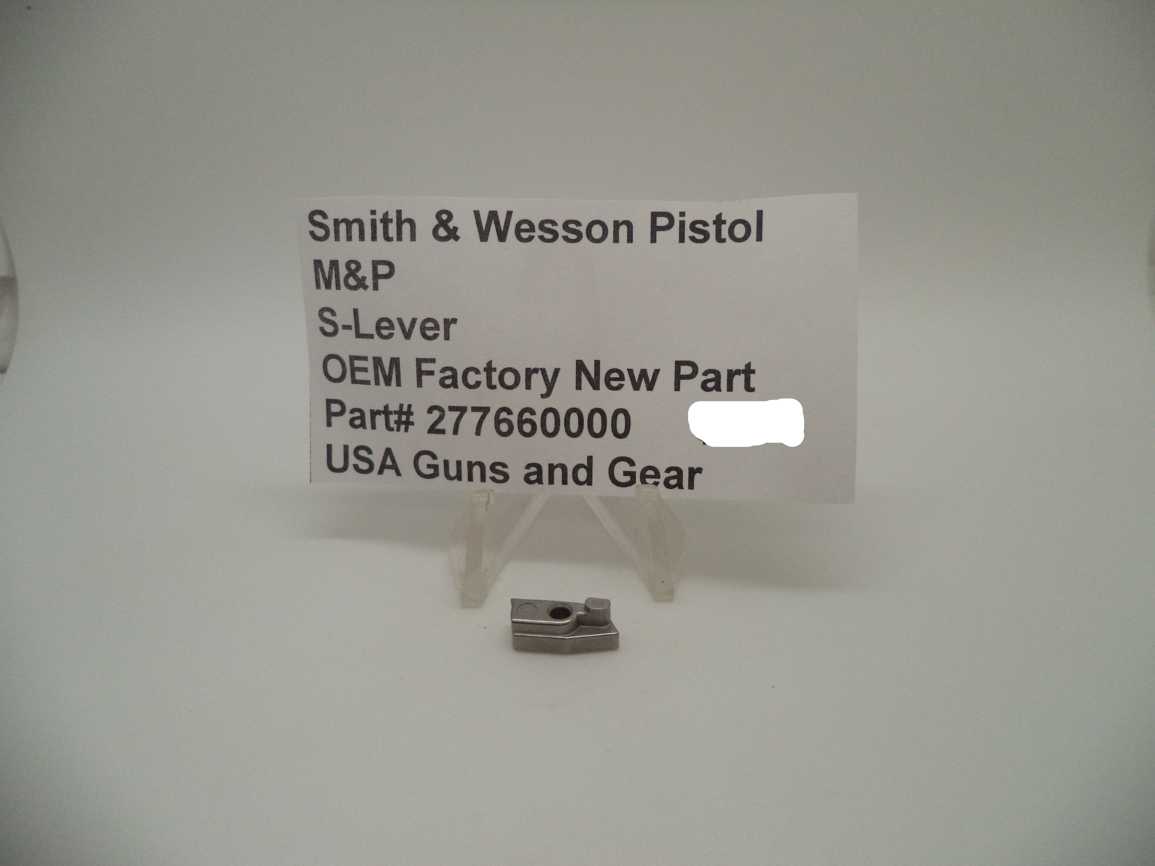Smith & Wesson M&P Sear Lever - Shield/Compact 9mm/.40/.45 - Factory OEM 277660000