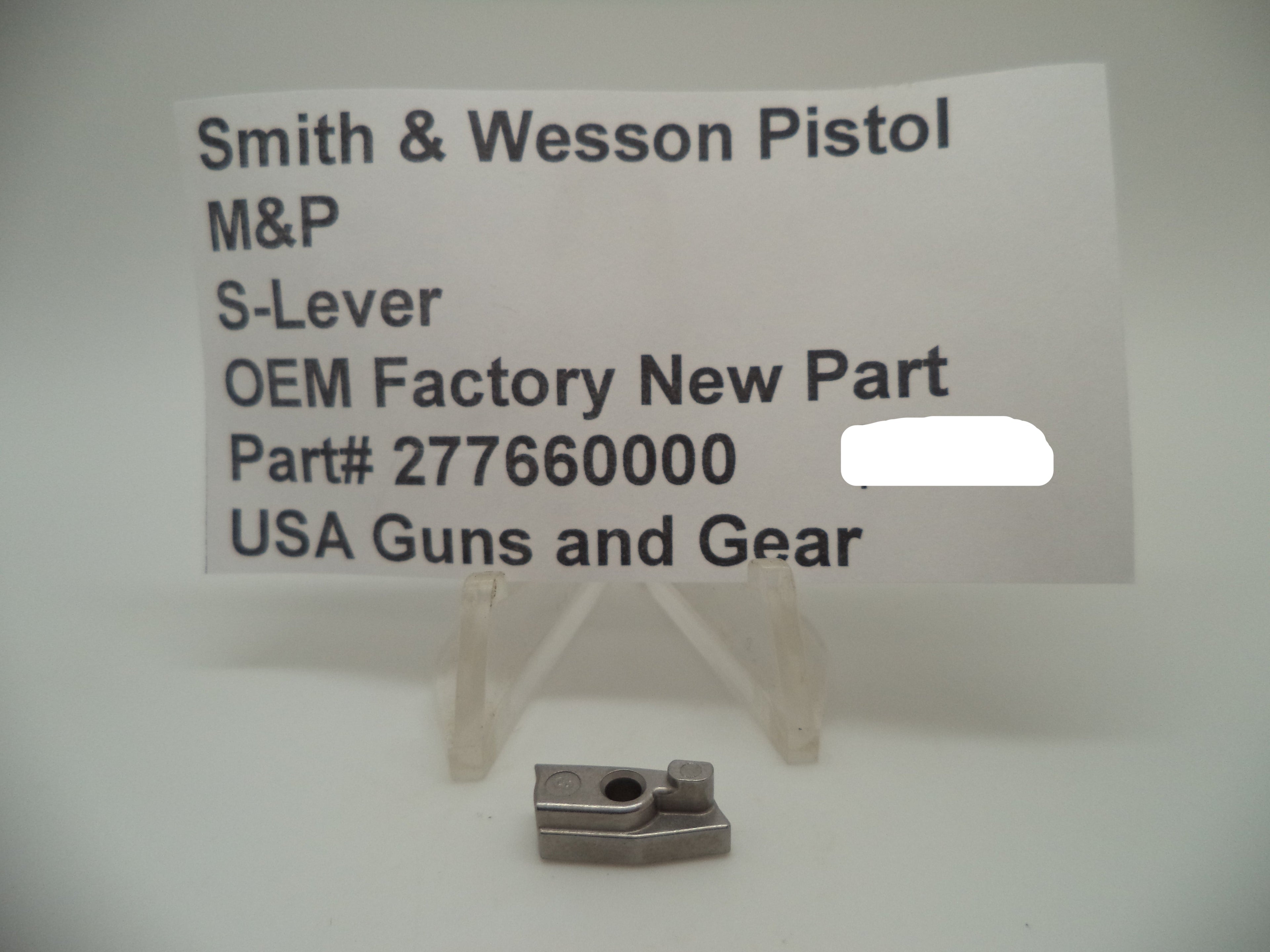 Smith & Wesson M&P Sear Lever - Shield/Compact 9mm/.40/.45 - Factory OEM 277660000