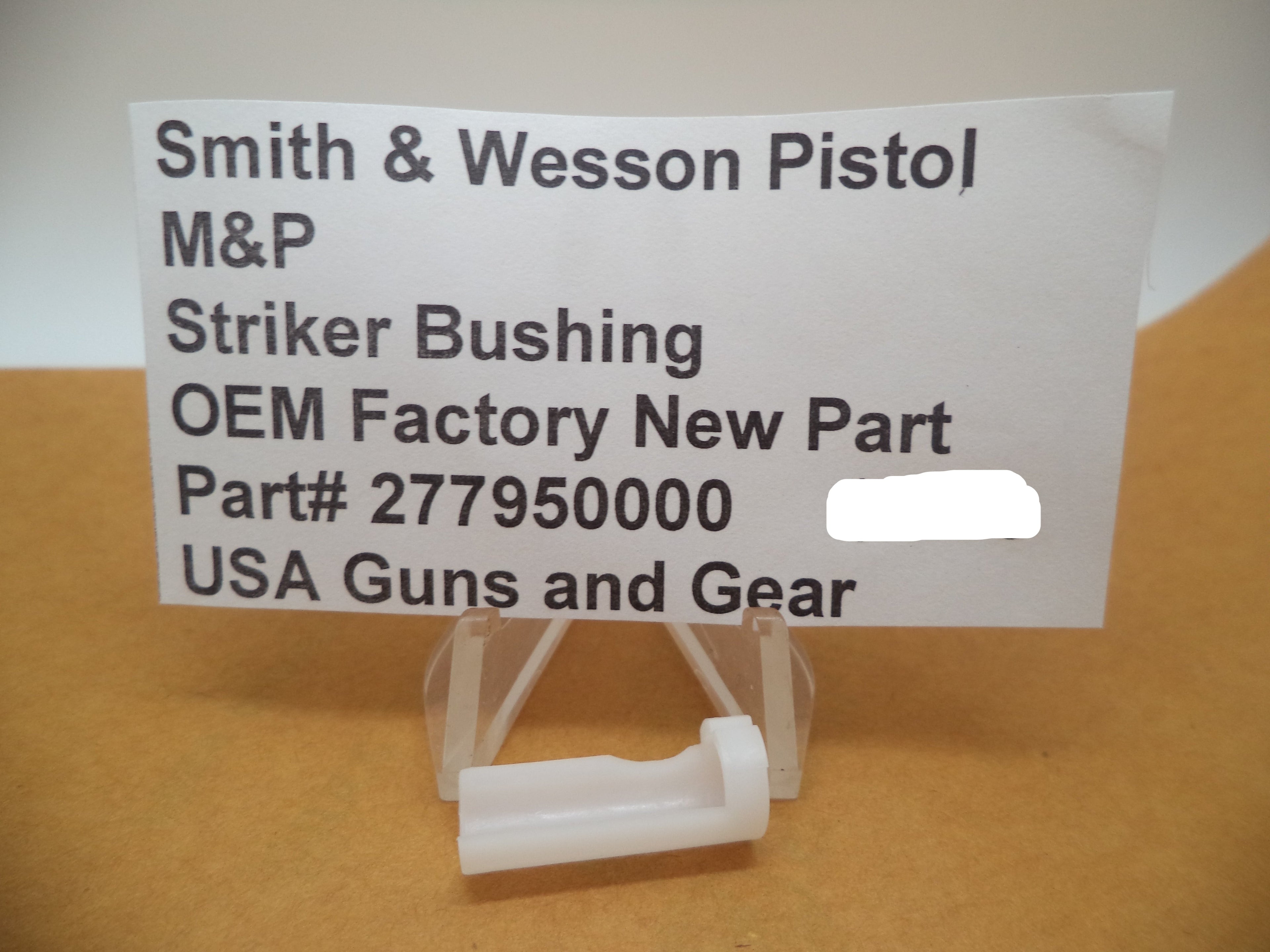 Smith & Wesson M&P Striker Bushing - 9mm/.40 All Models - Factory OEM 277950000