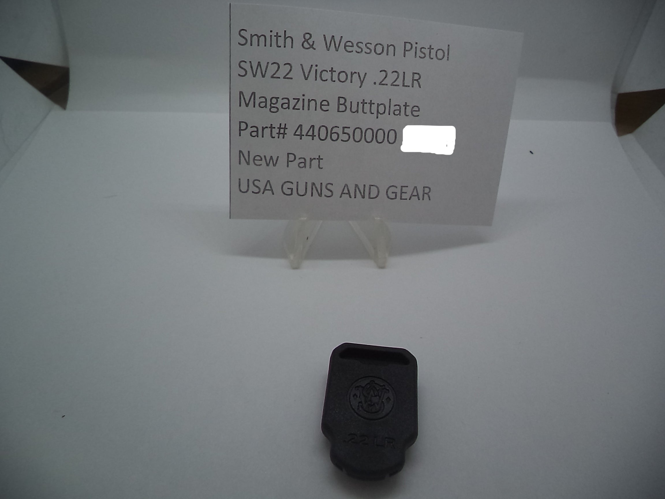 SW22 Victory Magazine Butt Plate | Smith & Wesson Part 440650000