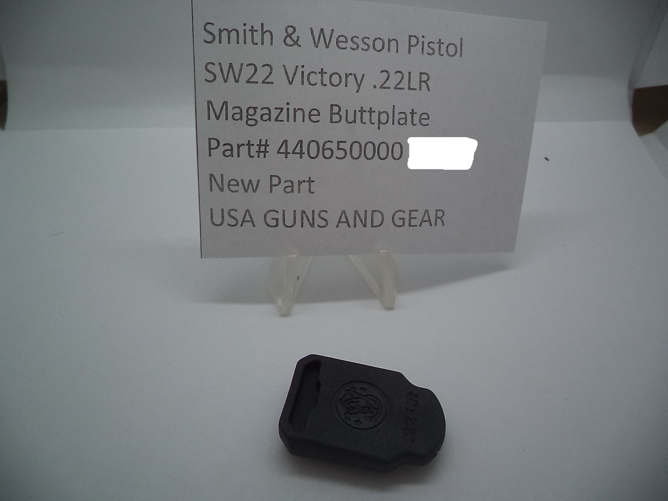 SW22 Victory Magazine Butt Plate | Smith & Wesson Part 440650000