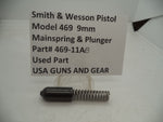 469-11AB Smith & Wesson Pistol Model 469 Mainspring & Plunger 9mm Used Part
