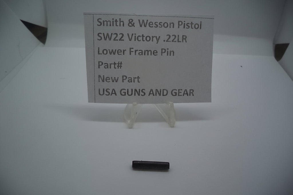 Smith & Wesson SW22 Victory .22 LR Lower Frame Pin displayed on a white surface with a price tag above it indicating $4.99.
