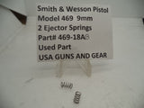 469-18AB Smith & Wesson Model 469 Ejector Springs (2)  9mm  Used Part