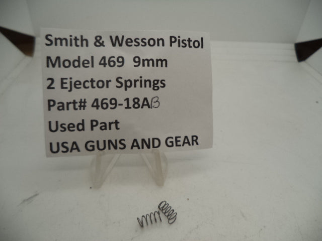469-18AB Smith & Wesson Model 469 Ejector Springs (2)  9mm  Used Part