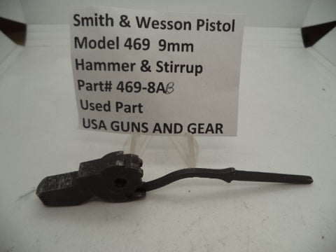 469-8AB Smith & Wesson Pistol Model 469 Hammer & Stirrup  9mm Used Part