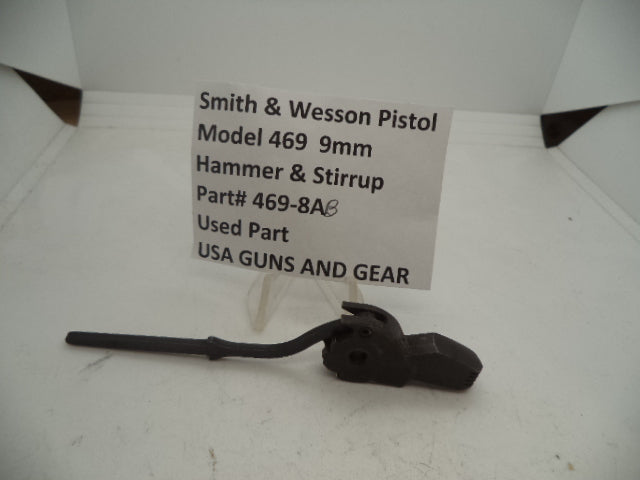 469-8AB Smith & Wesson Pistol Model 469 Hammer & Stirrup  9mm Used Part