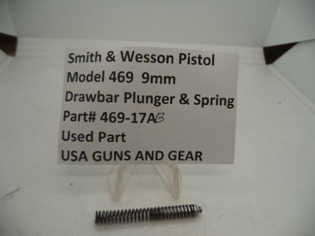 469-17AB Smith & Wesson Model 469 Drawbar Plunger & Spring 9mm Used