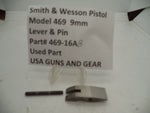 469-16AB Smith & Wesson Pistol Model 469 Lever & Pin  9mm Used Part